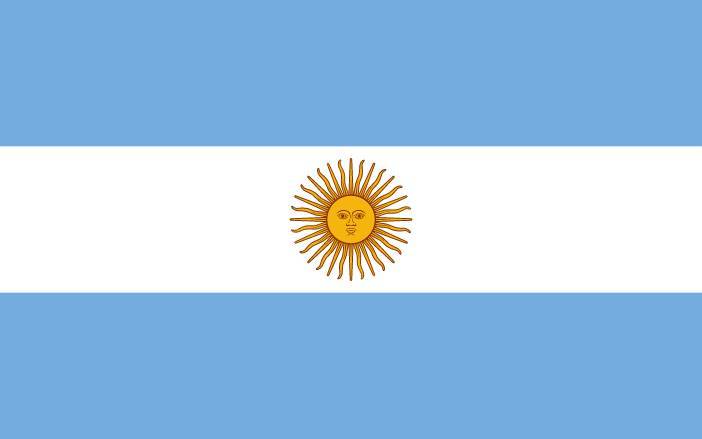 Moda Bandeira da Argentina 