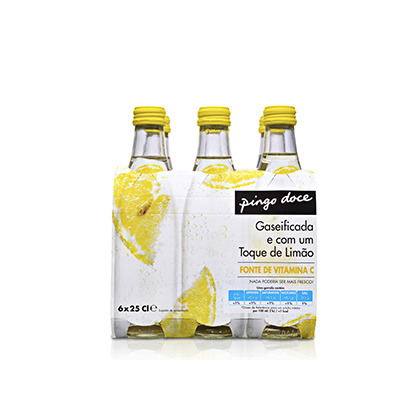 Product Água Com Gás Pingo Doce Limão 25Cl