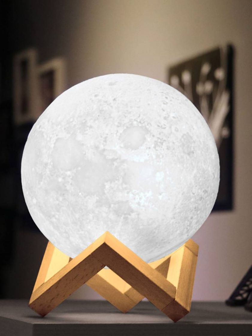 Social Lámpara de mesa en forma de luna