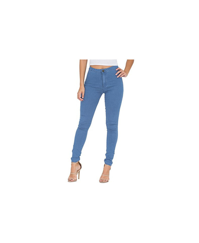 Fashion EASTDAMO Vaqueros Mujer Push Up Tejanos Mujer Cintura Alta Pantalones Pitillos Elasticos