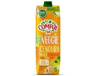Compal Veggie Cenoura Maçã Gengibre