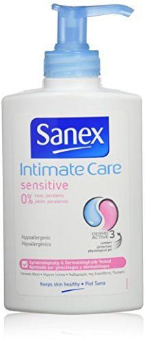 Sanex Intimate Care Zero% Piel Sensible Jabón Íntimo