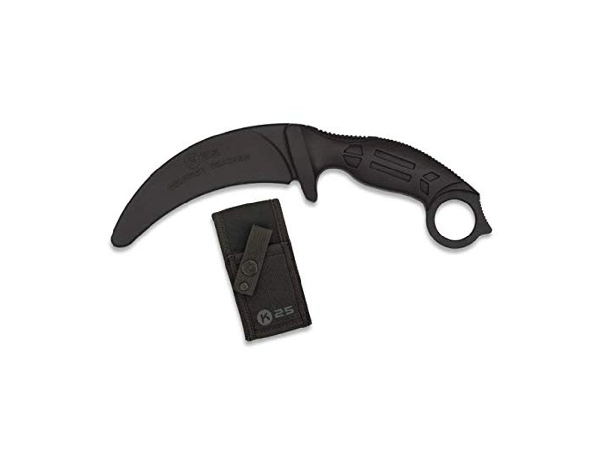 Productos Cuchillo Entrenamiento Karambit Negro Hoja 10,6 para entrenar artes marciales, dummy, airsoft,