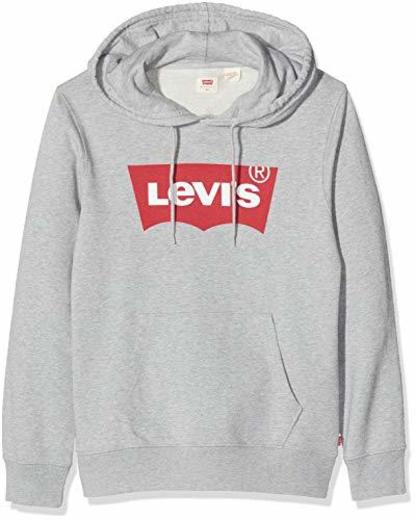 Levi's Graphic Po Hoodie-B suéter, Grigio