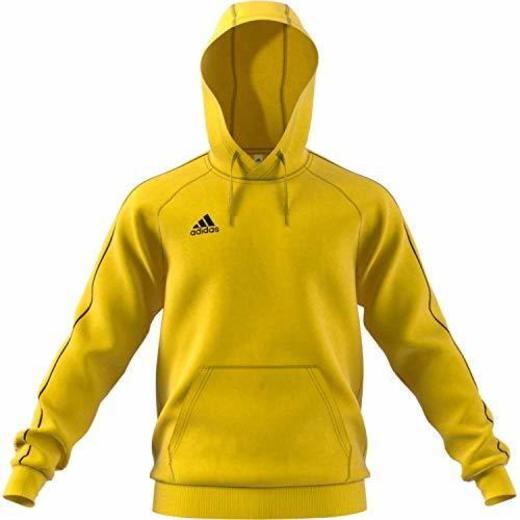 Adidas Core18 Hoody Sudadera con Capucha, Hombre, Rojo