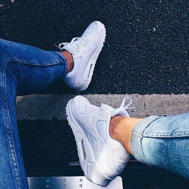 Moda Branco Air Max 90 Sapatilhas. Nike PT