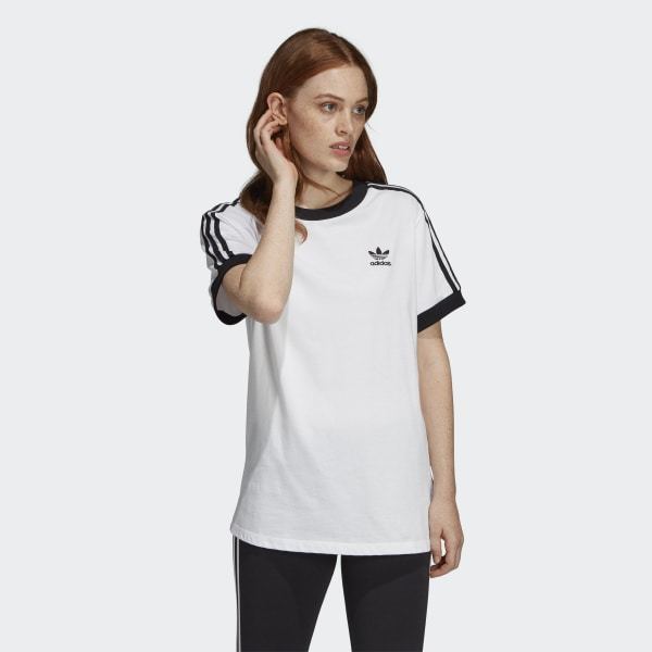 Fitness adidas 3-Stripes tee Camiseta, Hombre, Blancio