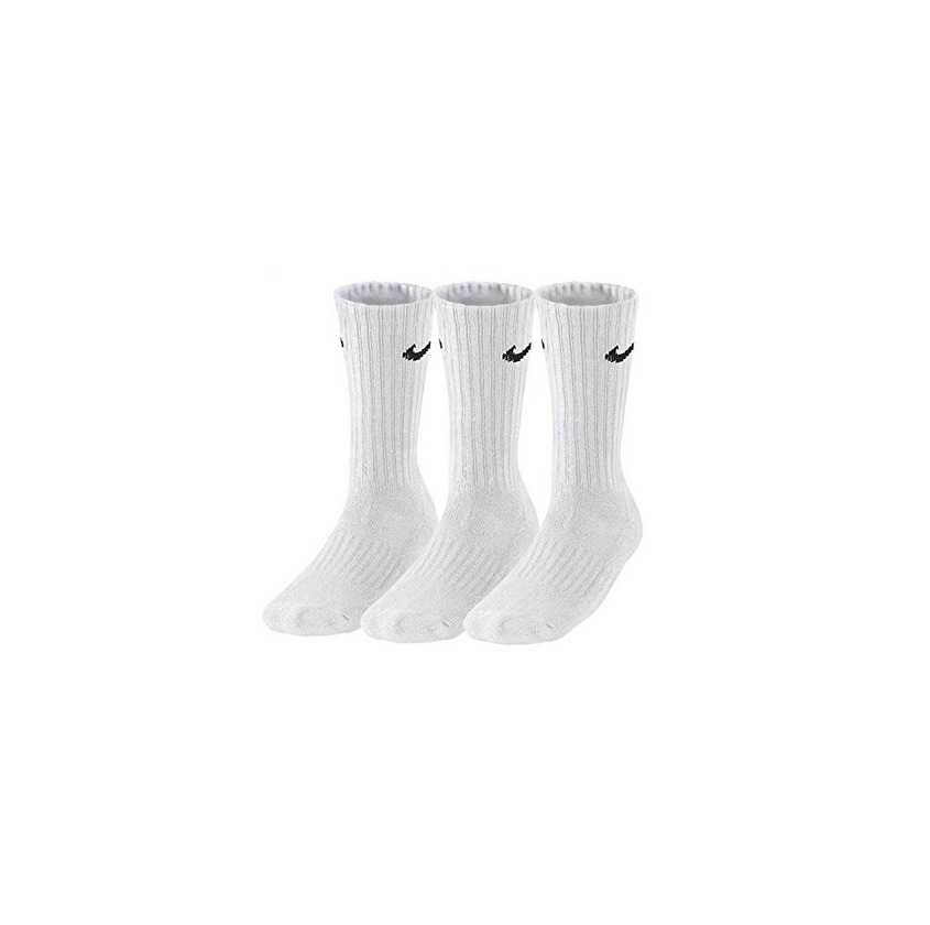 Moda Nike 3Ppk Value Cotton Crew - Calcetines unisex