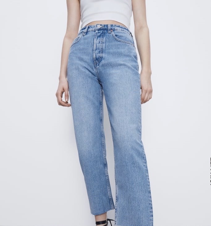 Jeans high rise straight