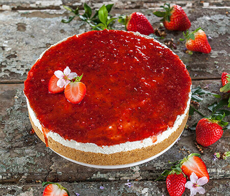 Cheesecake morango