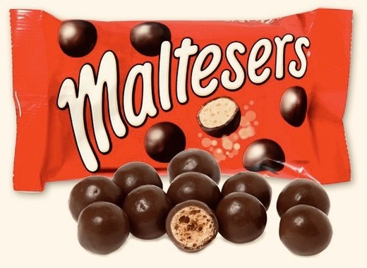 Maltesers Bolitas de Chocolate Rellenas de Leche Malteada