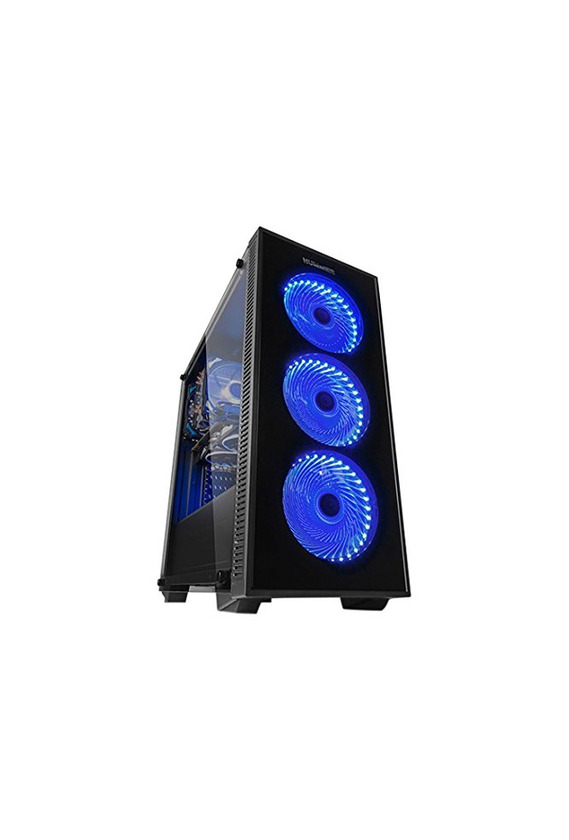 Electronic NOX Torre ATX Hummer TG Fan Blue LED Torre Negro Carcasa de