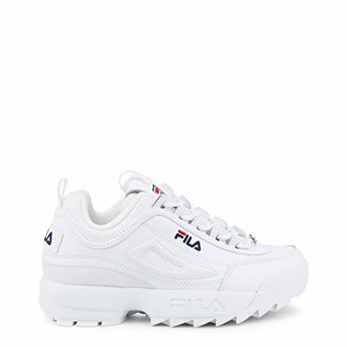 Fashion Zapatillas Deportivas para Mujer FILA Disruptor II Premium en Cuero Blanco 5FM00002-125