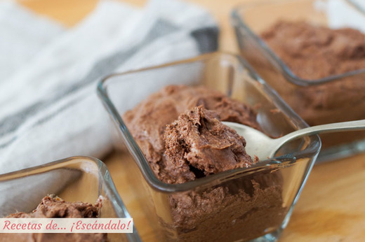 Mousse de chocolate 