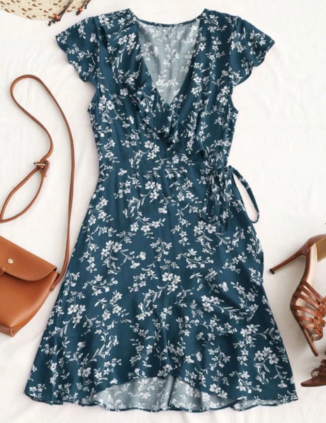 Moda Vestido Floral🖤