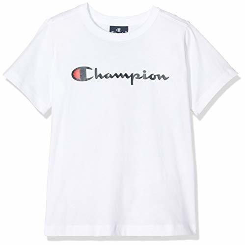 Champion Crewneck T-Shirt Camiseta, Blanco