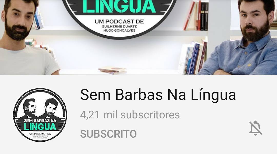 Moda Sem barbas na língua