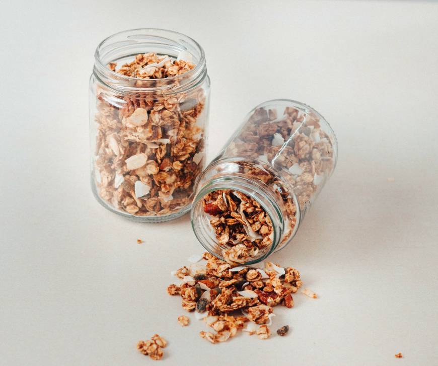 Moda Granola de frutos secos (sem óleo e adoçada com tâmaras)