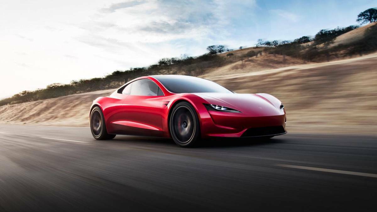 Moda Tesla Roadster 