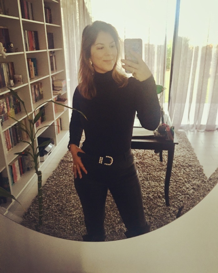 Moda Calça efeito pele