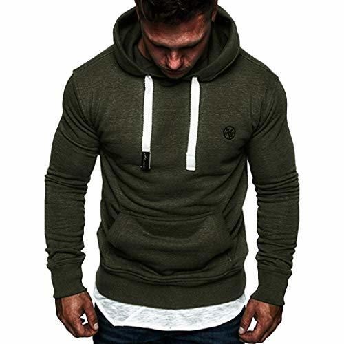 riou ¡Oferta Sudaderas con Capucha para Hombre Cosy Chaqueta Deportiva Sudadera con