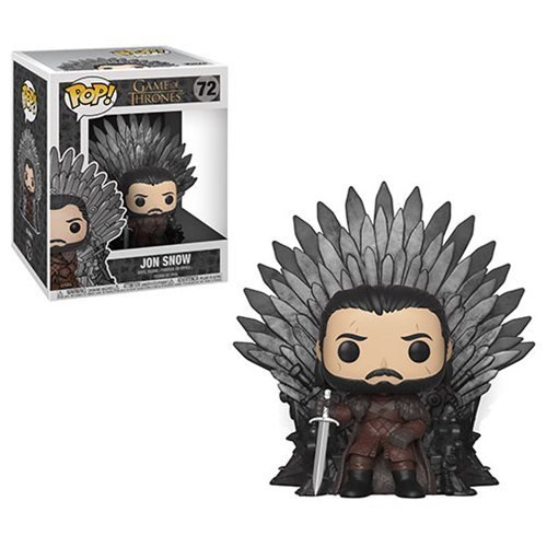 Social Funko Pop! Game of Thrones: Jon Snow Sitting on Iron Throne 