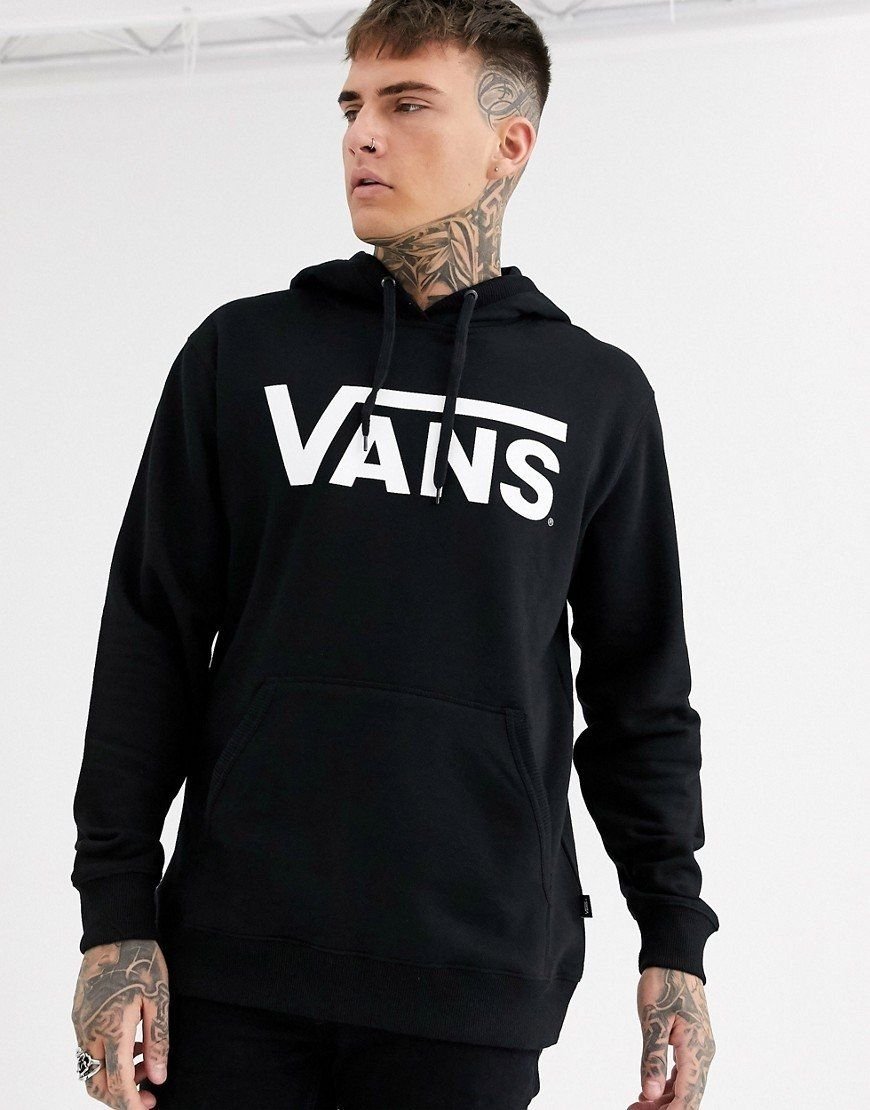 Fashion Vans Herren Classic Zip Hoodie Kapuzenpullover, Schwarz