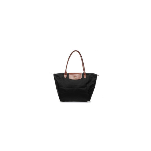 Longchamp - Bolsa de Sintético Mujer, color Negro, talla 19x30x31 cm