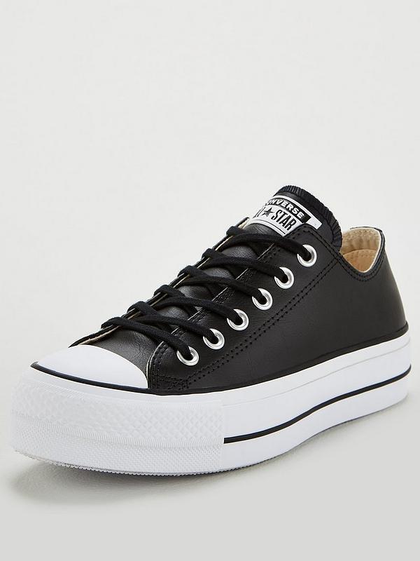 Moda Chuck Taylor All Star Platform Clean Leather Low-Top