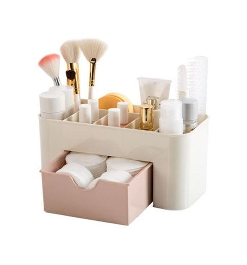 Caja Para Cosméticos Paellaesp Organizador Guardar Espacio De Escritorio Maquillaje Cajón De