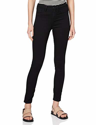 Moda Tiffosi One_Size_High_4 Vaqueros Skinny, Mujer, Negro