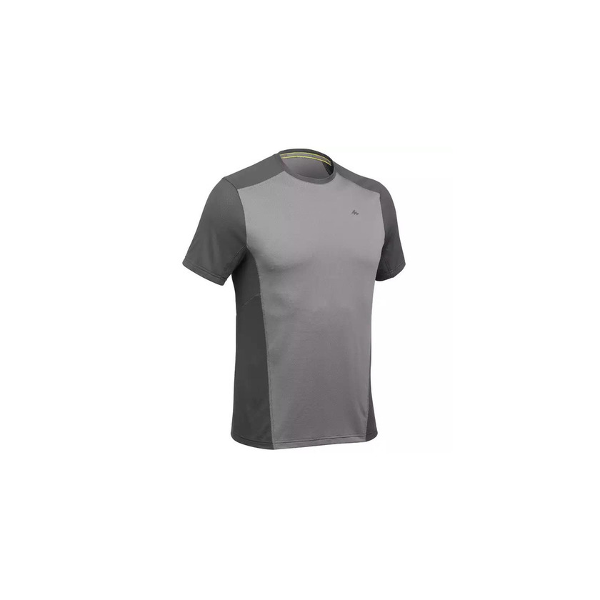 Producto T-SHIRT DE CAMINHADA NA MONTANHA MH500 HOMEM CINZA QUECHUA