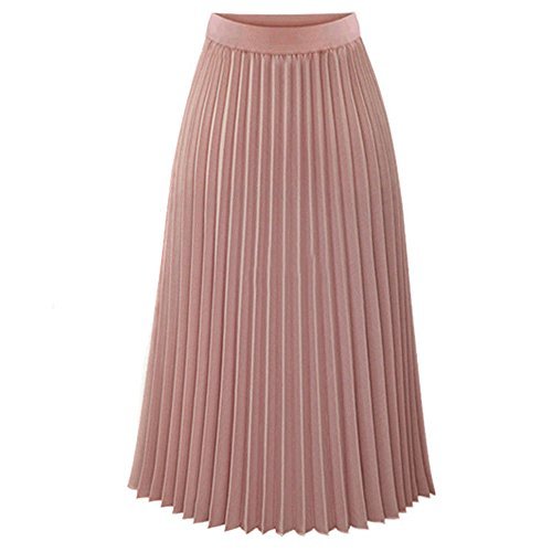 Invierno y Verano Estilo Marca Mujeres Falda elástica Faldas Midi para Mujer