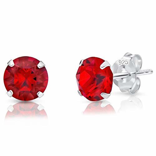 DTP Silver - Pendientes Semental de plata en forma redonda - Plata