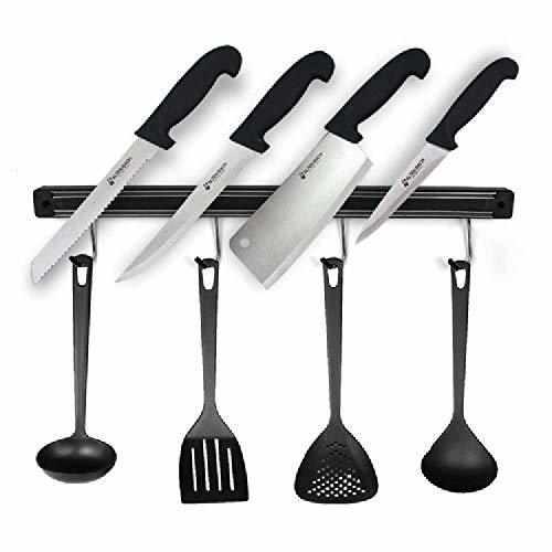 Lugar tolo Cocina Colgante De Pared Gancho Magnético Portacuchillas Fuerte Cocina Chopper Estante