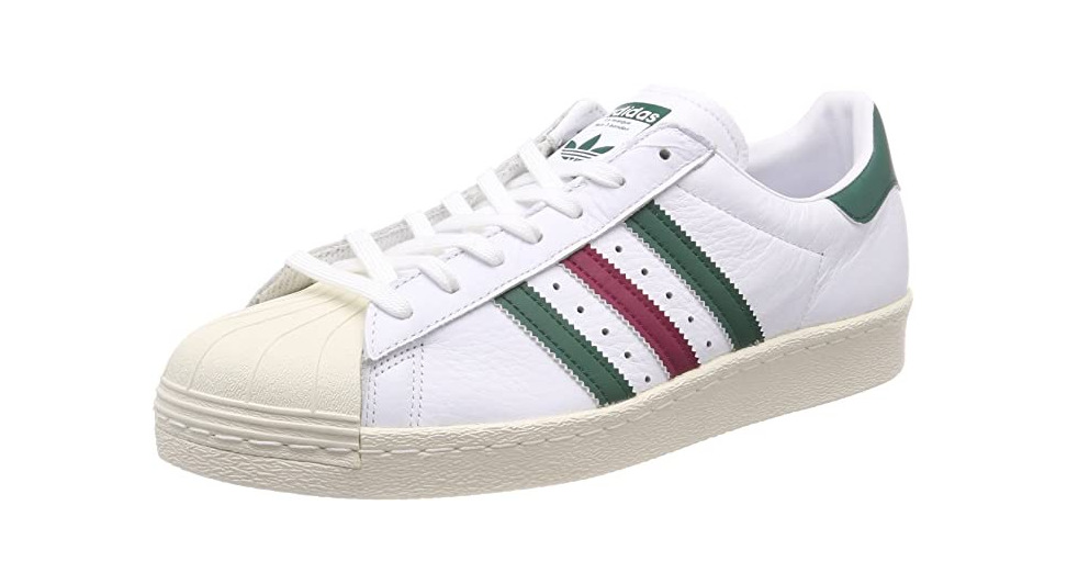 Producto Adidas Superstar 80s [Red & Green Stripes]