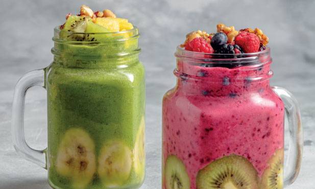 Fashion Smoothies de frutas 