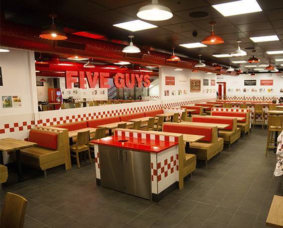 Restaurantes Five Guys - Plaza Cataluña