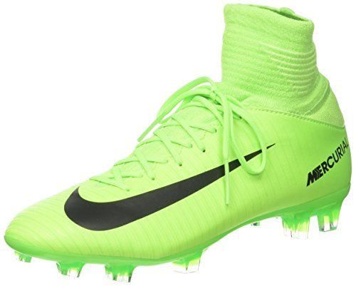 Nike Mercurial Superfly V FG, Botas de fútbol Unisex niños, Verde