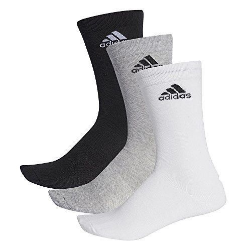 Adidas per Crew T 3Pp Socks, Hombre, Negro