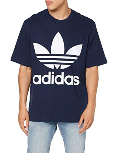 adidas Oversized tee Camiseta, Hombre, Azul