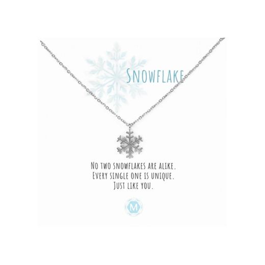 SNOWFLAKE NECKLACE

316L STAINLESS STEEL 18C GOLD PLATING

