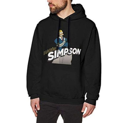 Hombre Father of The Sim_psons Fashion Pocketless Hoodie for Home