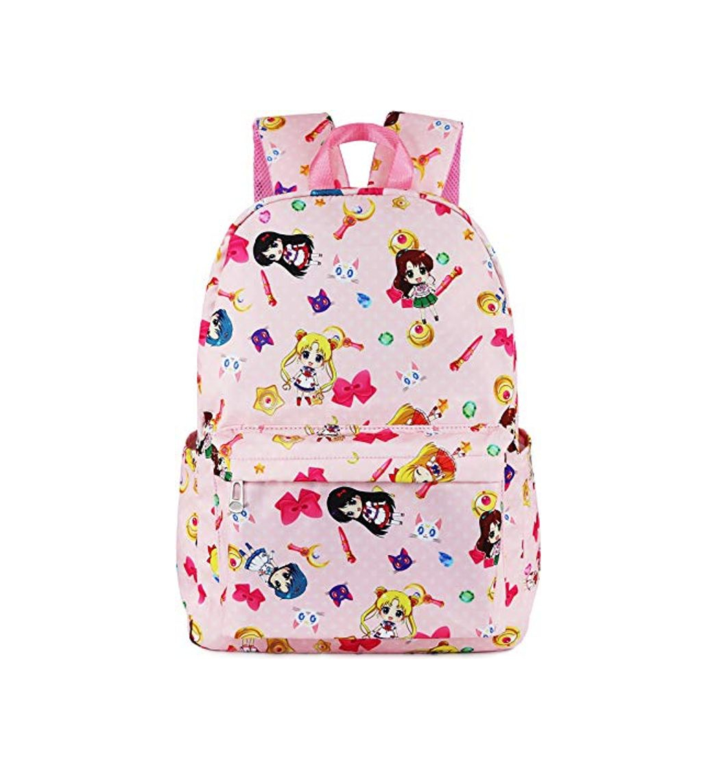 Fashion Roffatide Anime Sailor Moon Mochila Tsukino Usagi Luna Artemis mochila escolar para niñas con estampado completo mochila para ordenador portátil Chibi Moon