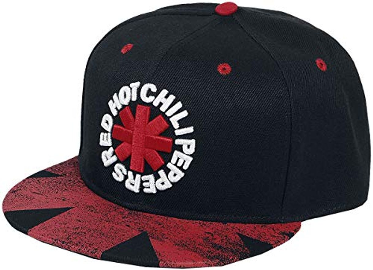 Moda Red Hot Chili Peppers Asterisk Logo - Snapback Cap Unisex Gorra Negro