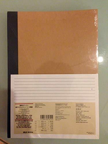 [CONJUNTO de 5] Muji Papel reciclado Cuaderno B5, 30 páginas, 6 mm