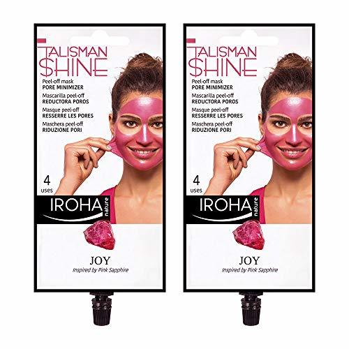 Producto Iroha Nature - Mascarilla Facial Peel Off Rosa, Talisman Shine, Reductora de