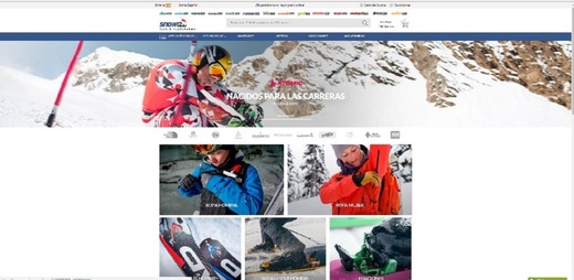 Tienda online para comprar material de esquí y snowboard