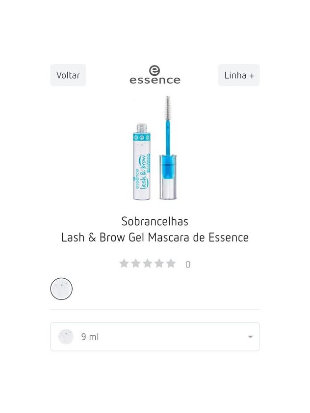 Productos Gel de sobrancelhas 