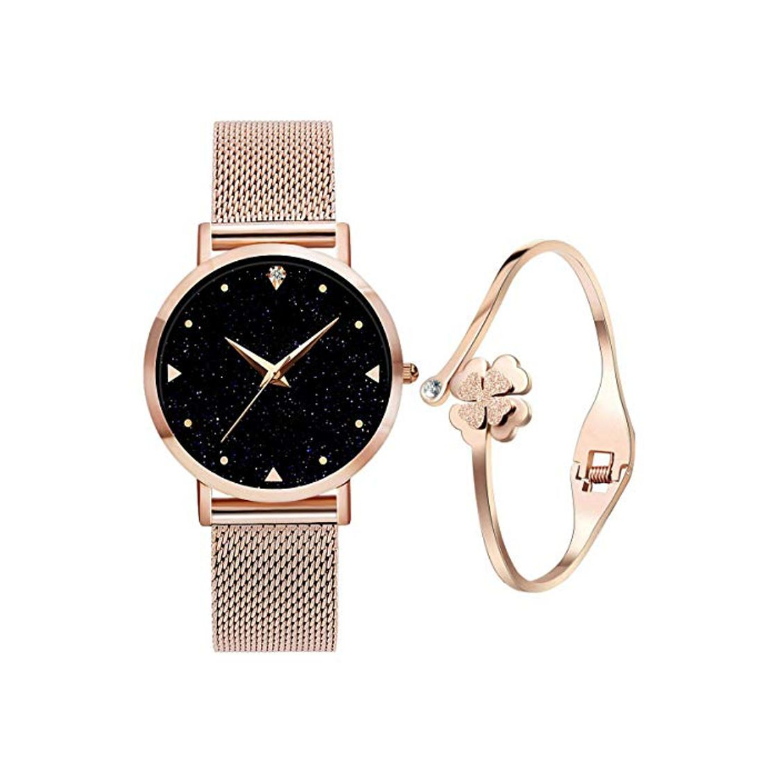 Social Relojes de Cuarzo analógicos para mujer niña de Agua 3ATM con Correa